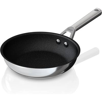 Ninja C60020 Foodi NeverStick Stainless 8-Inch Fry Pan, Silver