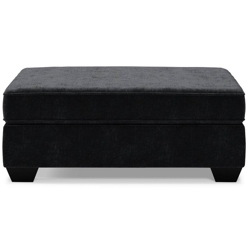 Signature Design by Ashley​ Lavernett Contemporary Oversized Accent Ottoman, Dark Gray
