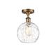 Option Clear Water Glass / Brushed Brass