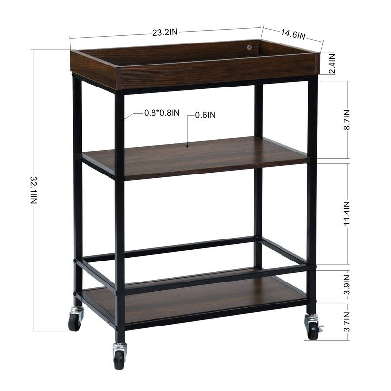 Kitchen Island Cart Bar Cart with Storage Bed Bath & Beyond 37781737