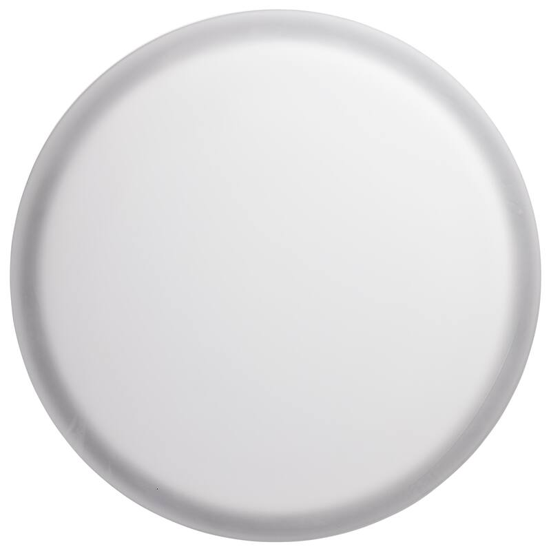Pi 14 Inch LED Flush Mount Black Finish Frosted Etched Glass CCT Selectable 120 Volts