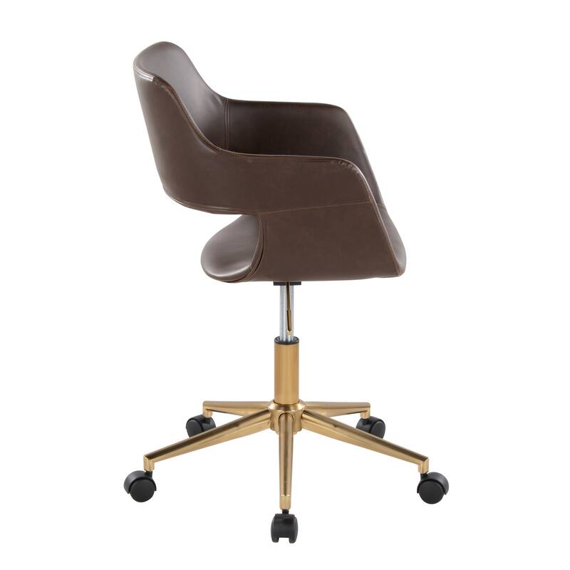 Carson Carrington Vallen Adjustable Task Chair with 5-Star Base