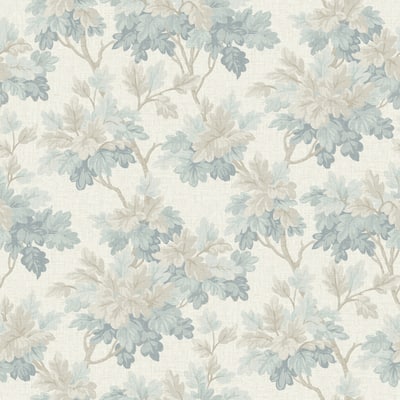 Oakcliff Blue Leaf Trail Wallpaper