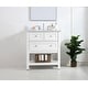 preview thumbnail 15 of 23, Grand 19 - 30 Inch Single Bathroom Vanity 30 Inches - White
