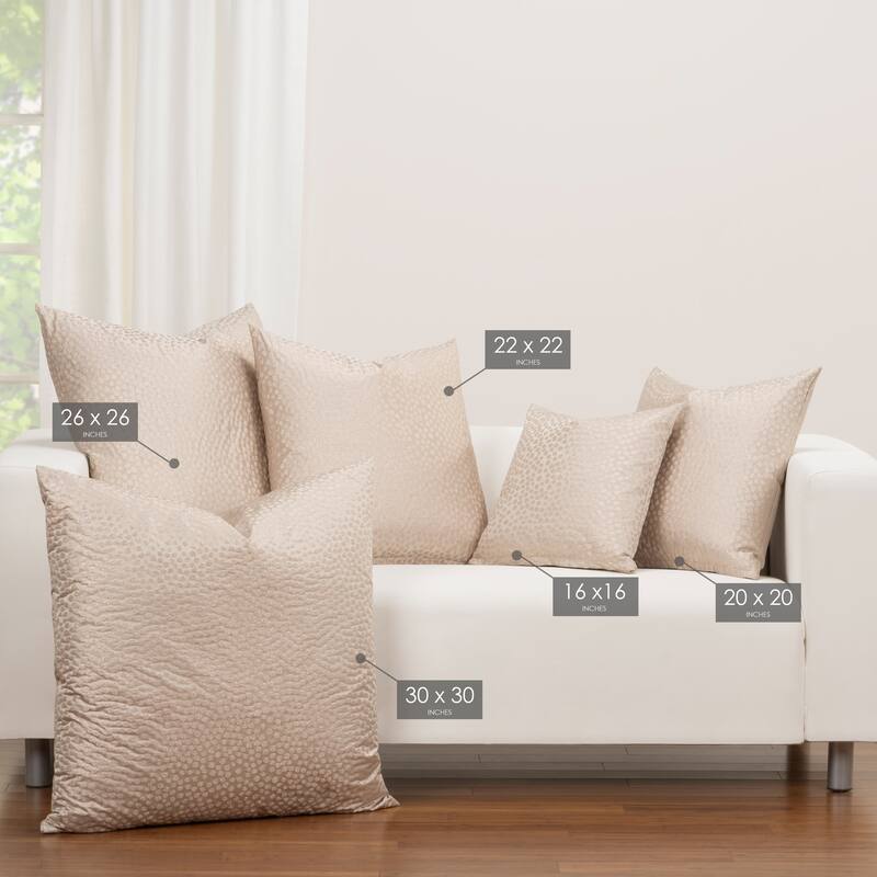 F Scott Fitzgerald Pink Fizz Metallic Accent Throw Pillow