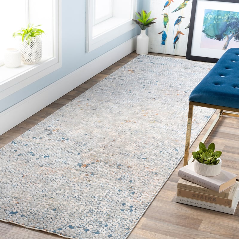 Livabliss Industrial Presidential Abstract Area Rug - 3'3" x 8' - Multi