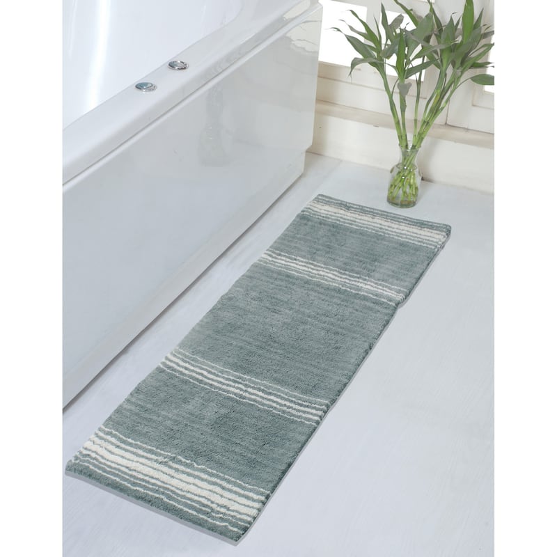 Gradiation Collection Absorbent Cotton Machine Washable Runner Rug