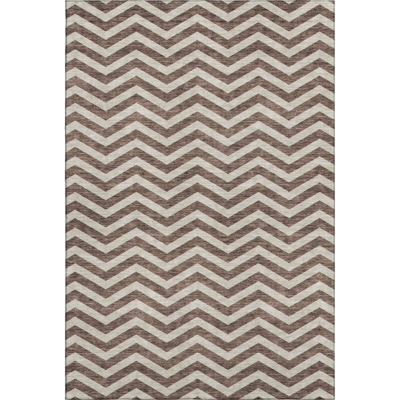Premium Washable Super Soft Modern Chevron Mayfield Rug