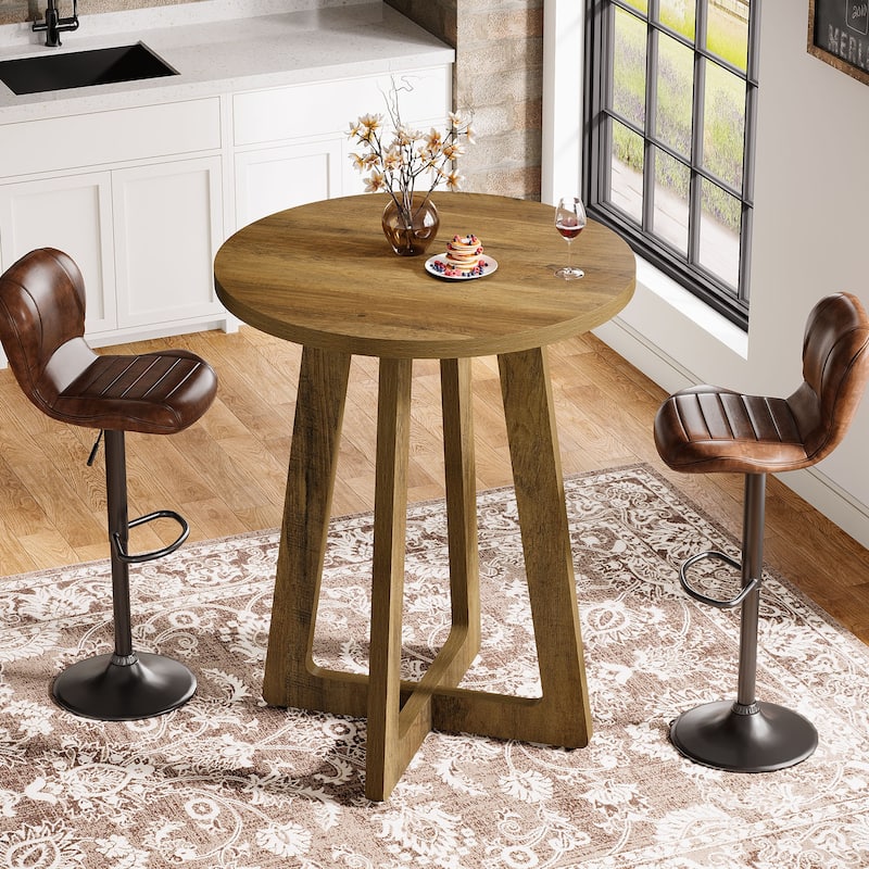 Round Bar Table, 40.15" Bar Height (Only Table)