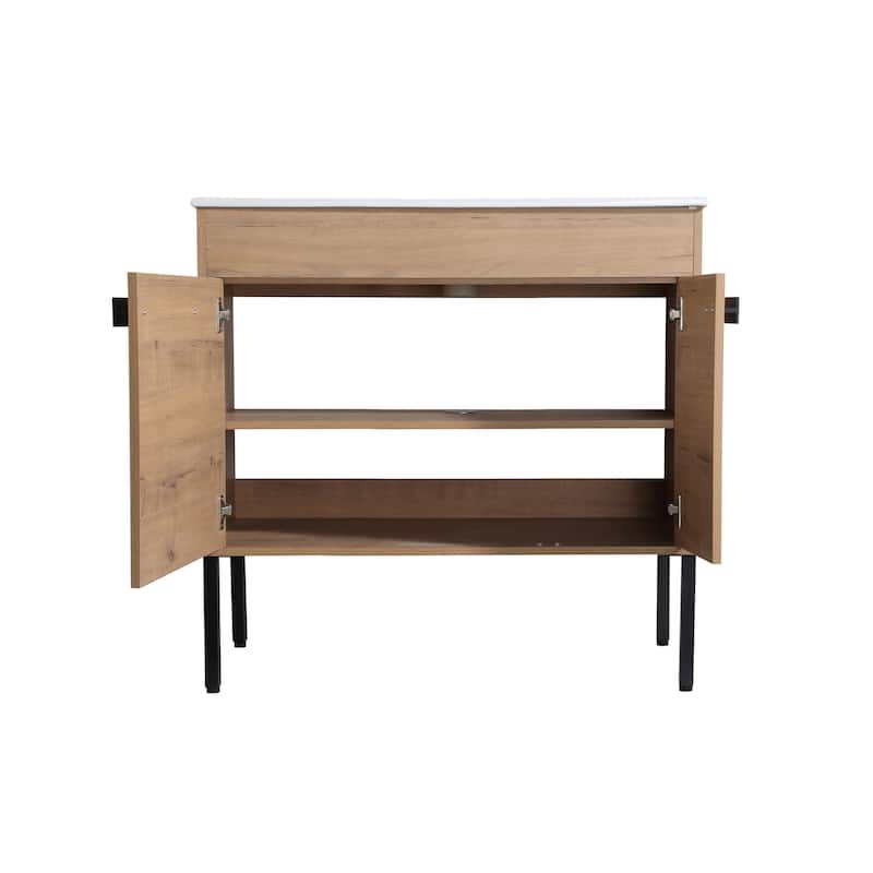 36 Inch Bathroom Freestanding Vanity With Sink