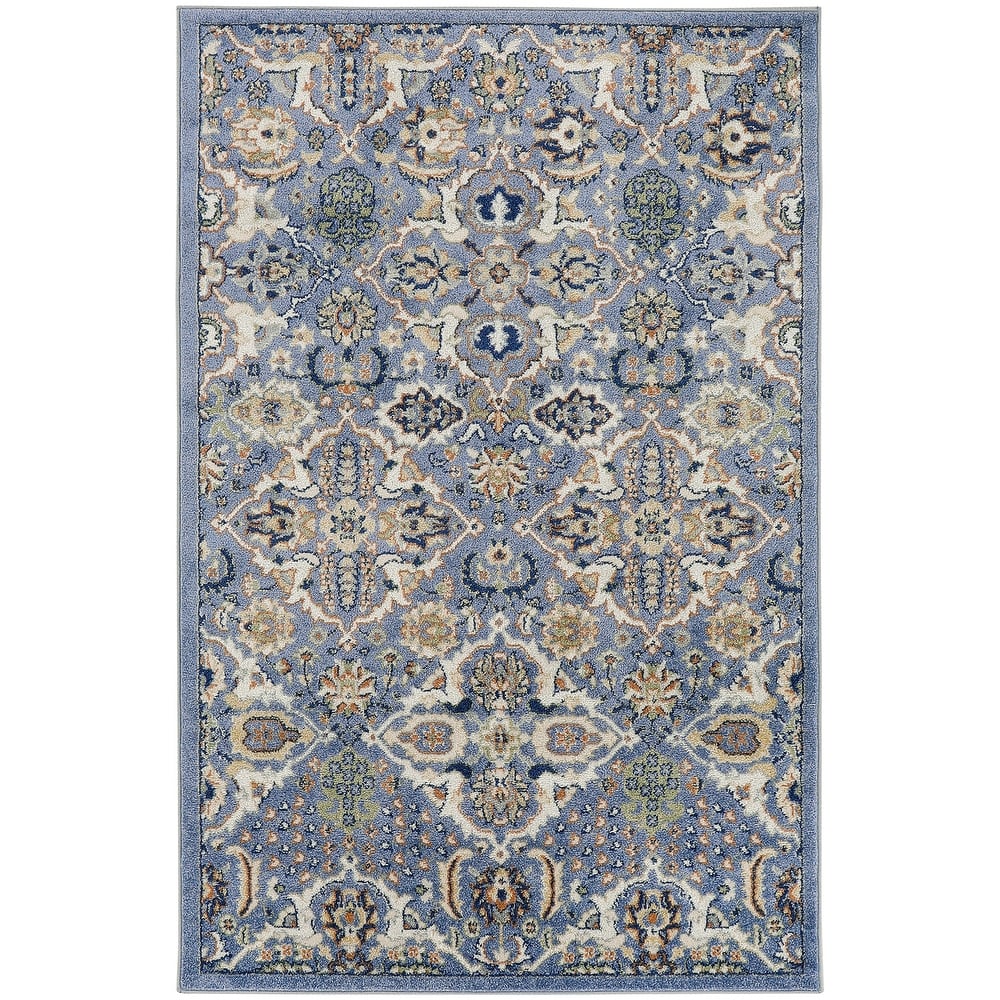 Nourison Allur Contemporary Boho Floral Medallion Area Rug