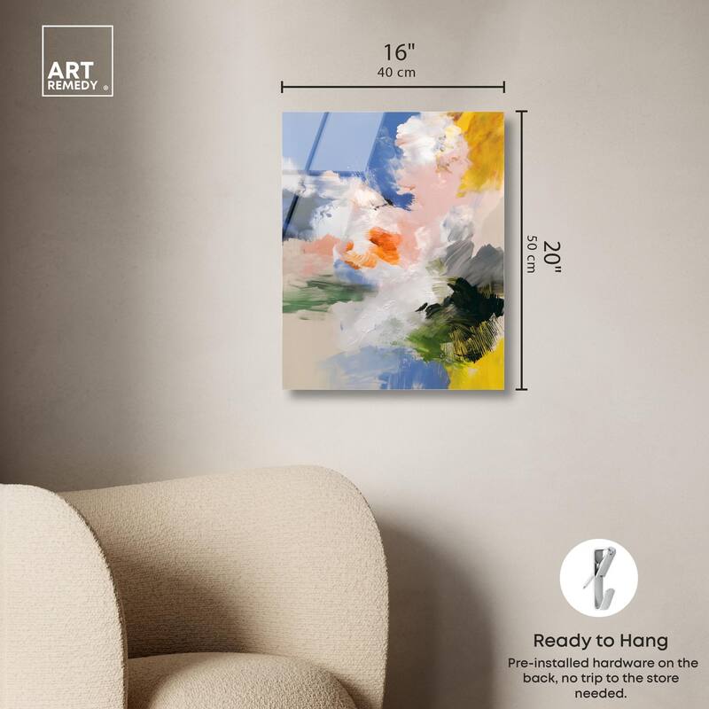 Clouds and Color I Acrylic by Art Remedy, Ready to Hang