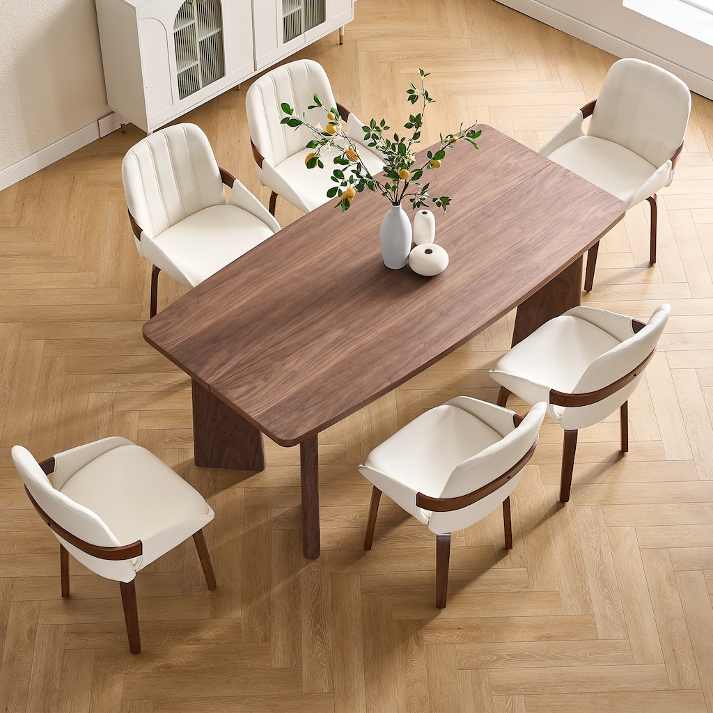 Faux Leather Upholstered Swivel Dining Chairs Kitchen Chairs
