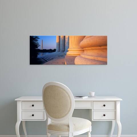 Easy Art Prints Panoramic Images's 'USA, District of Columbia, Washington DC, Jefferson Memorial' Premium Canvas Art