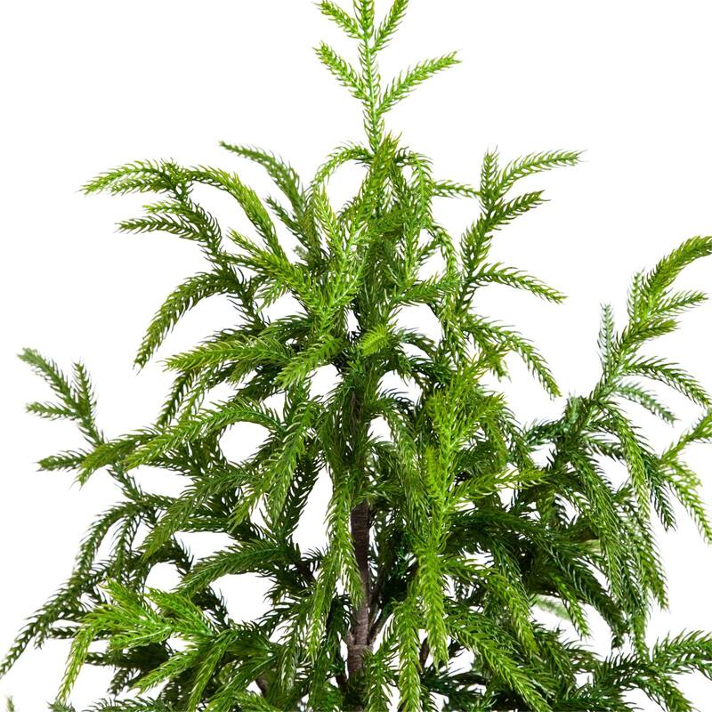 Potted Norfolk Pine Artificial Christmas Tree - 4’ - Unlit - 4 Foot