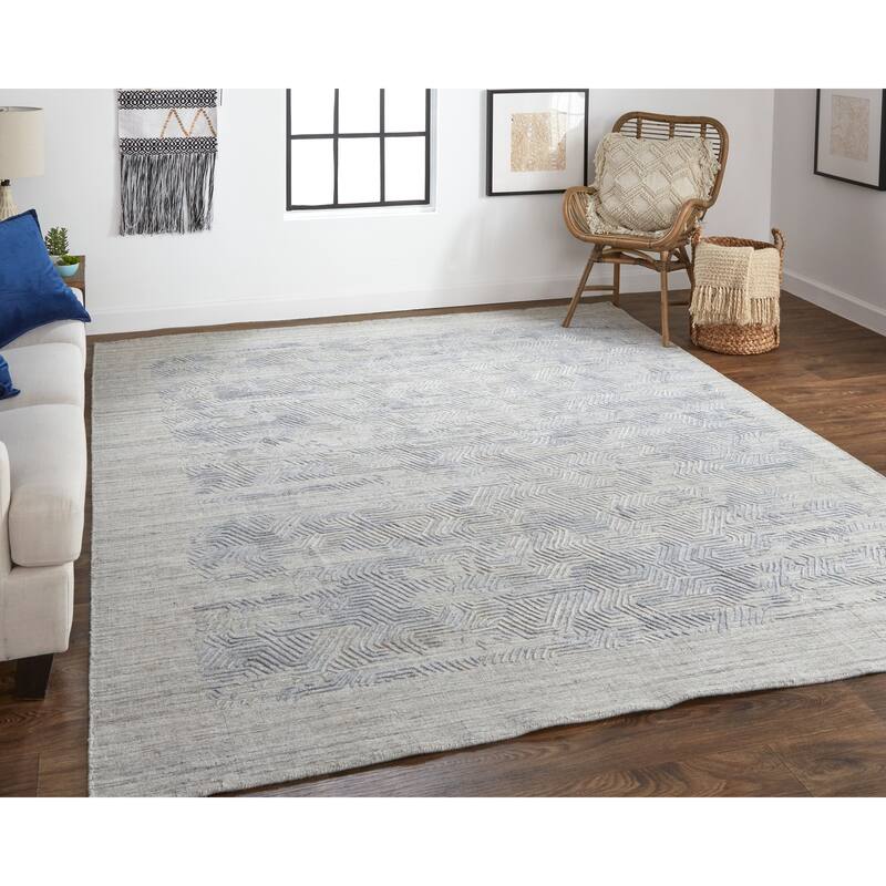 Grand Bazaar Huntley Hand Woven Abstract Modern Area Rug
