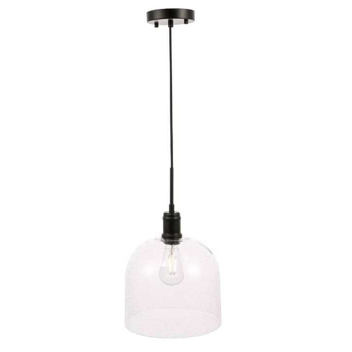 Candie 10-Inch 1-Light Clear Glass Pendant