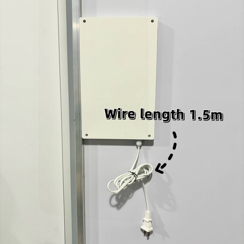 Versatile Wall-Mounted Led Mirror with Advanced Features - Silver