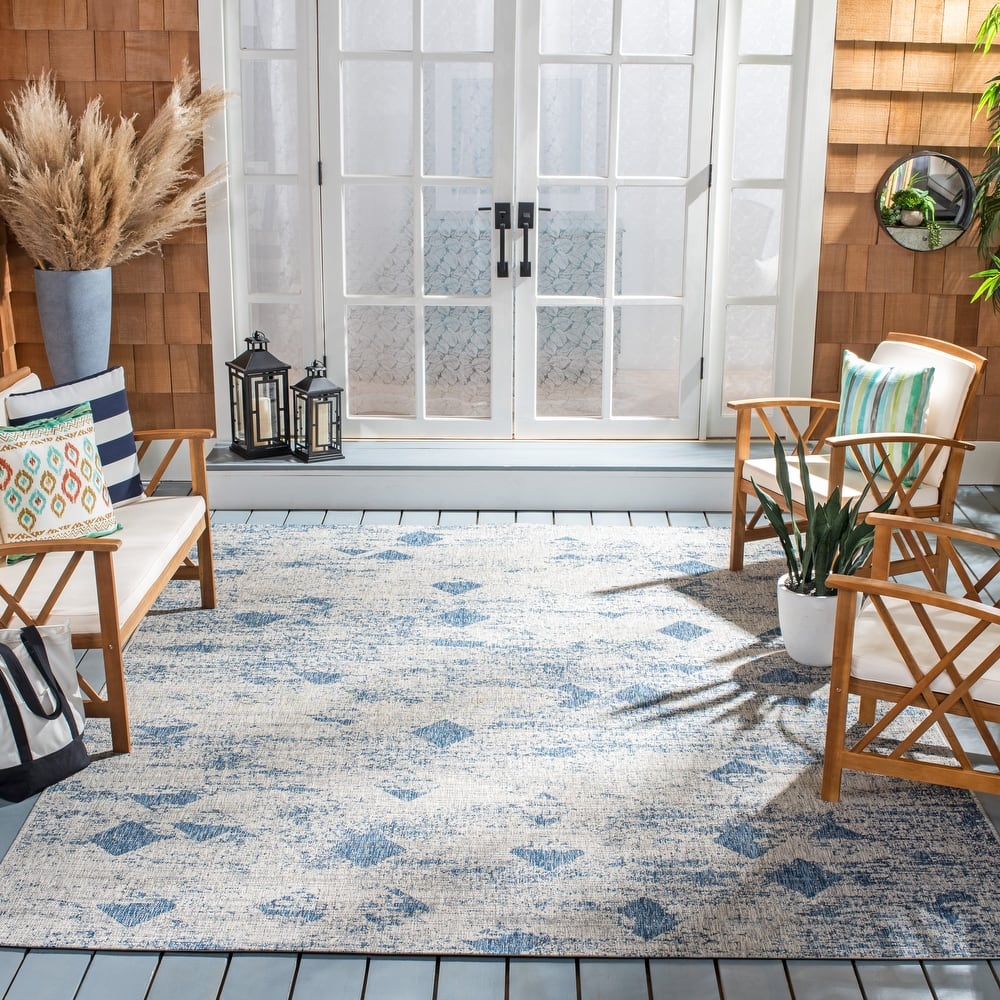 SAFAVIEH Courtyard Rucsanda Indoor/ Outdoor Waterproof Patio Backyard Rug