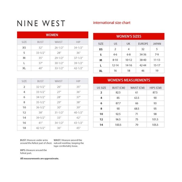 nine west size 12