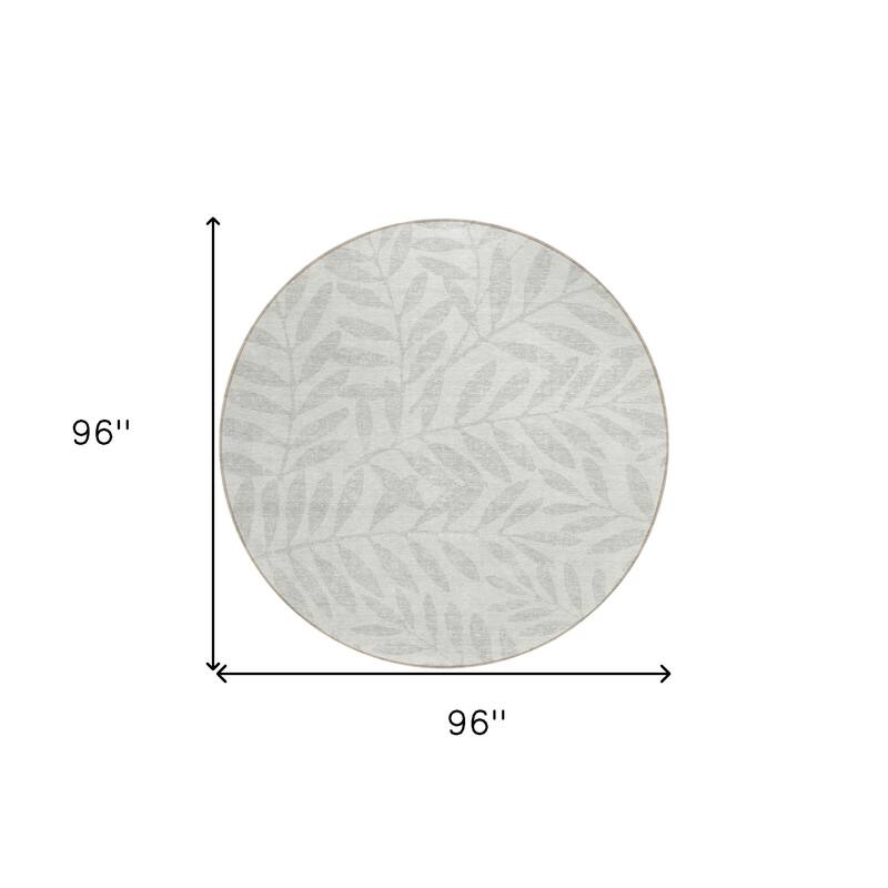 HomeRoots Floral Transitional Rectangle Outdoor Rug