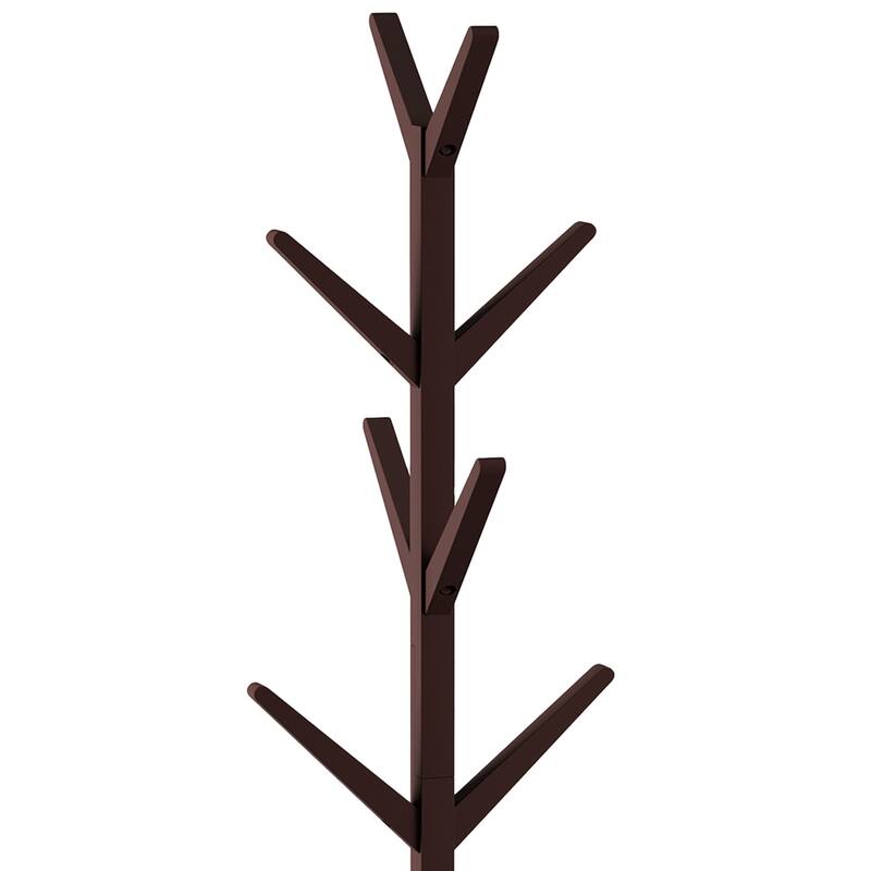 Lavish Home Freestanding Coat Rack, Espresso Brown