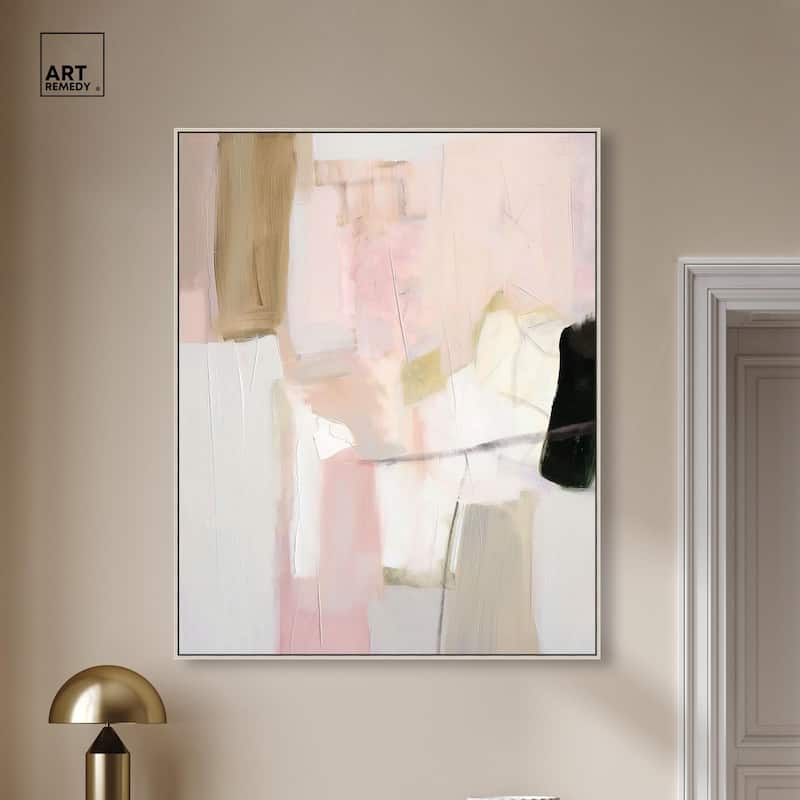 Pistachio Pink II Canvas by Art Remedy