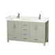 Option Light Green / Carrara Cultured Marble Top /