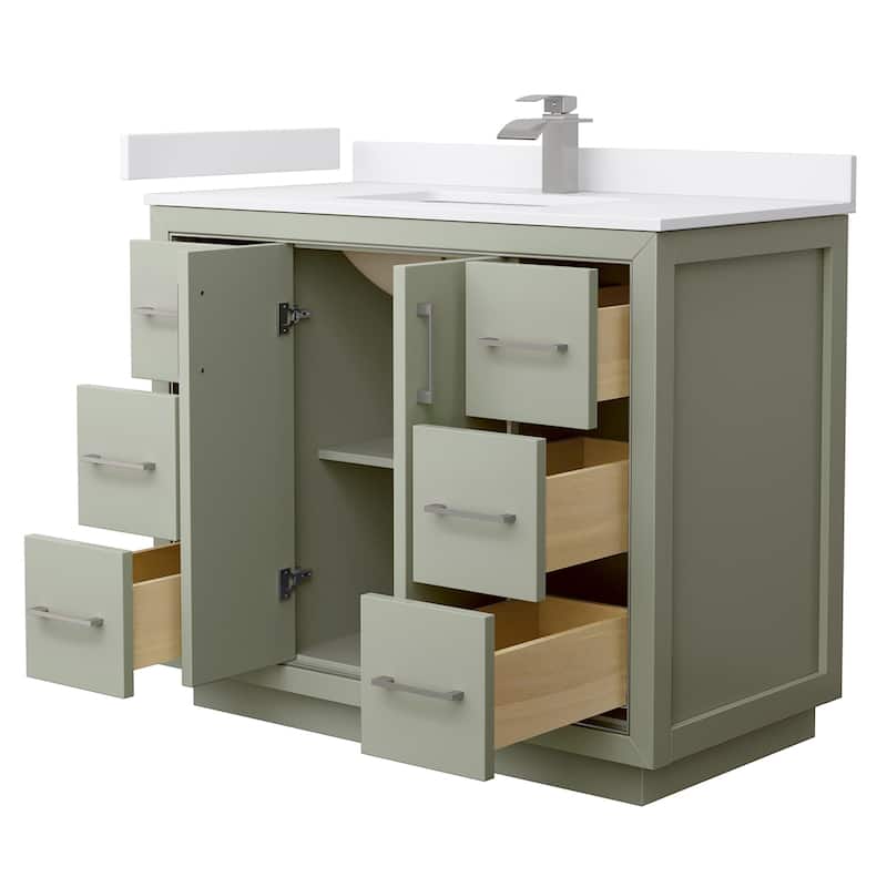Wyndham Collection WCF1111-42S-VCA-MXX Icon 42" Free Standing Single