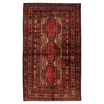 Teimani Brown Rug 3'8" x 6'5" - 3'8 x 6'5