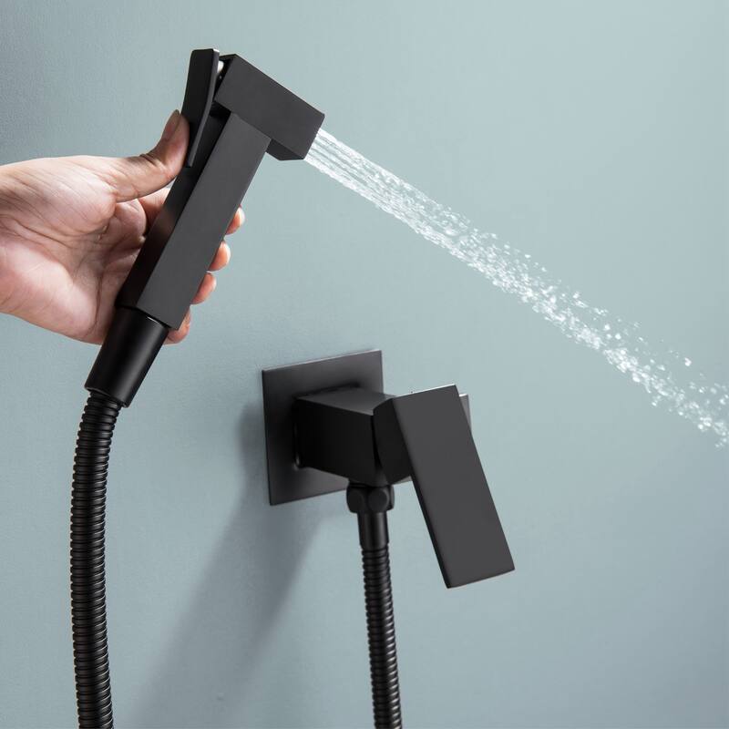 Wall Mounted Square Handheld Bidet Sprayer for Toilet