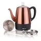 preview thumbnail 2 of 12, Euro Cuisine Electric Percolator