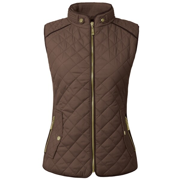 ladies quilted vests