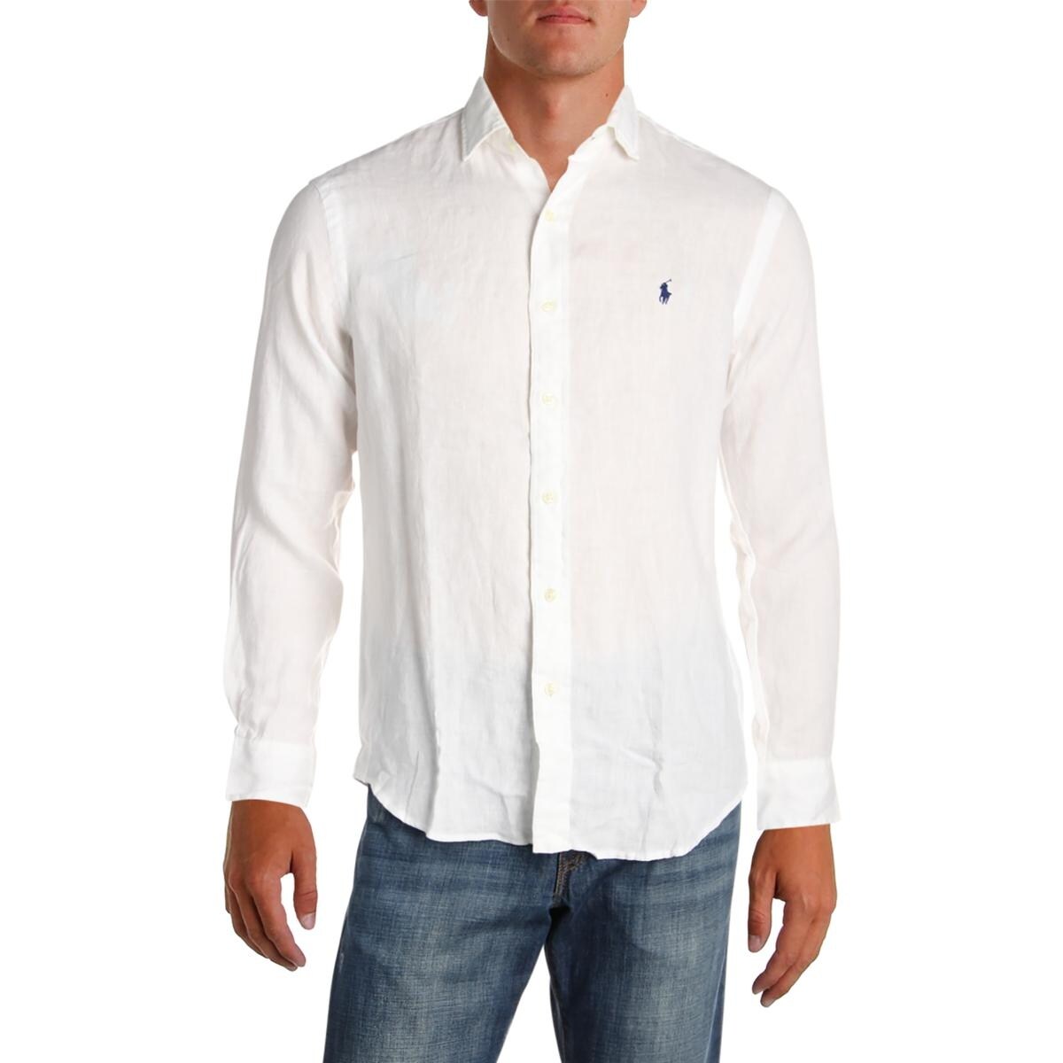 ralph lauren white dress shirt