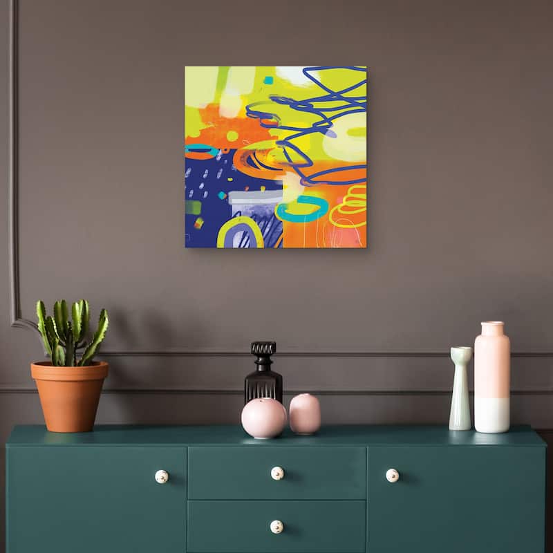 Bright and Bold I by Lisa Ridgers Canvas Art Print