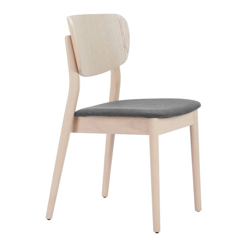 Kellua Dining Chair Gray & Natural - Gray/Natural - Gray/Natural