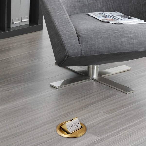 Shop Pop Up Electrical Floor Outlet Box Round Gfci Receptacle