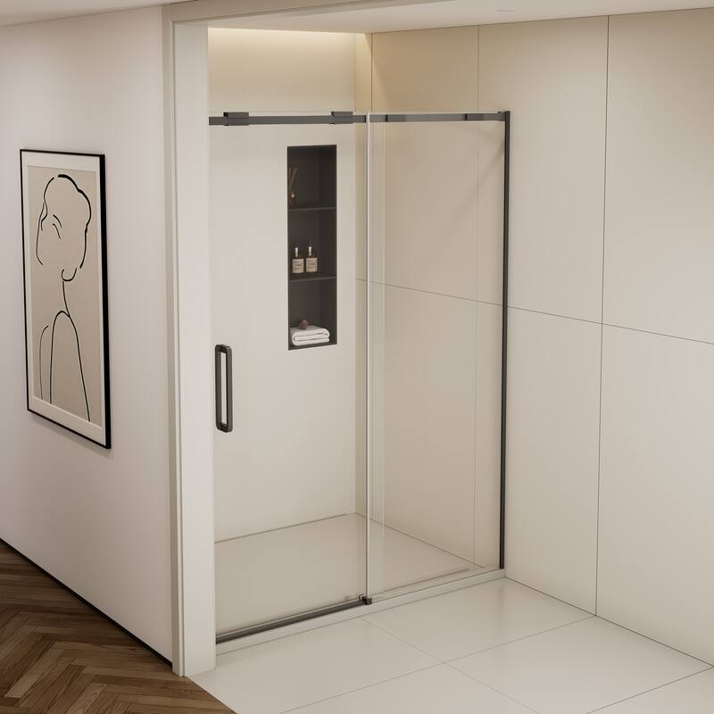 Semi-Frame Single Sliding Shower Door