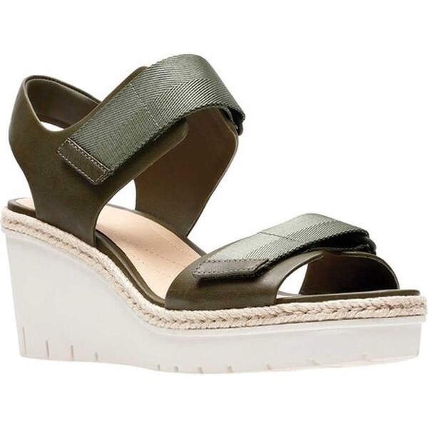 Clarks palm shine new arrivals wedge sandal