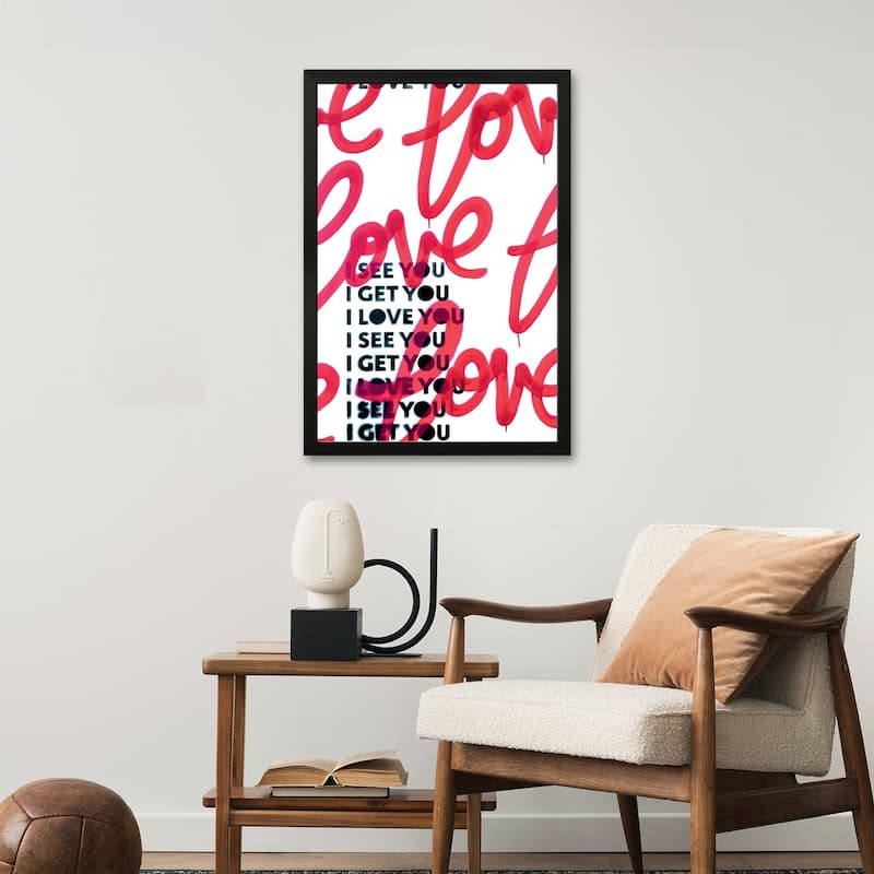 I See You Love I Premium Framed Poster by Kent Youngstrom