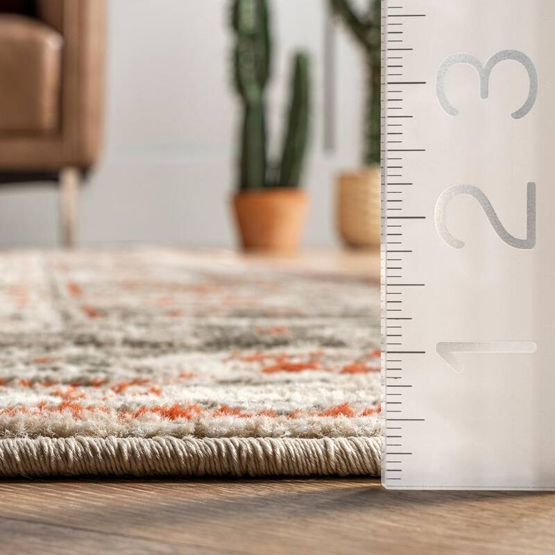 Nuloom Charlotte Faded Medallion Area Rug