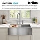 preview thumbnail 83 of 86, KRAUS Oletto Bridge Kitchen Faucet with 2-Function Pull-Down Sprayhead