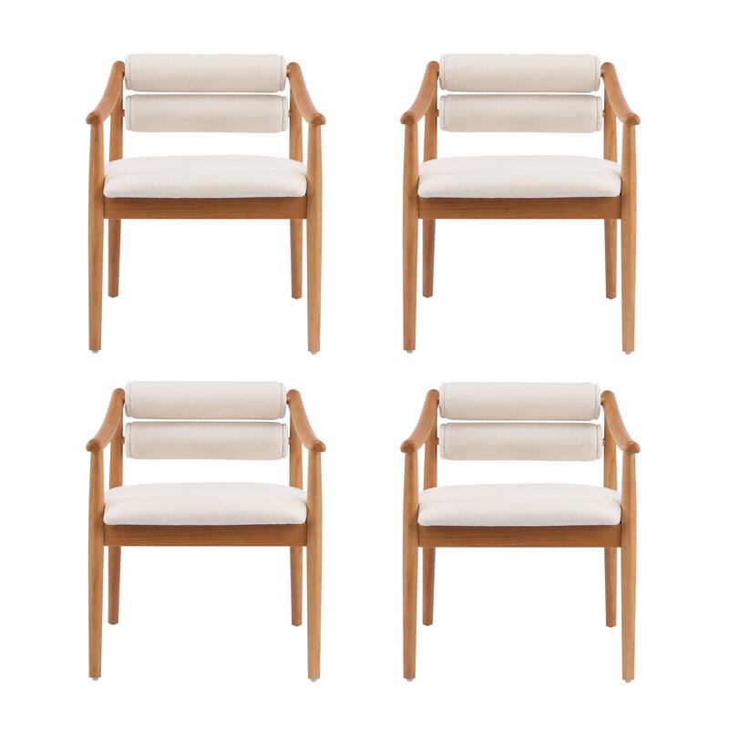 Christopher Knight Home - Modern Wood Upholstered Dining Chair