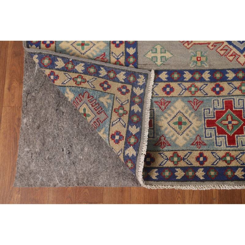 Kazak Area Rug Hand-Knotted Oriental Wool Carpet - 8'7"x 11'8"