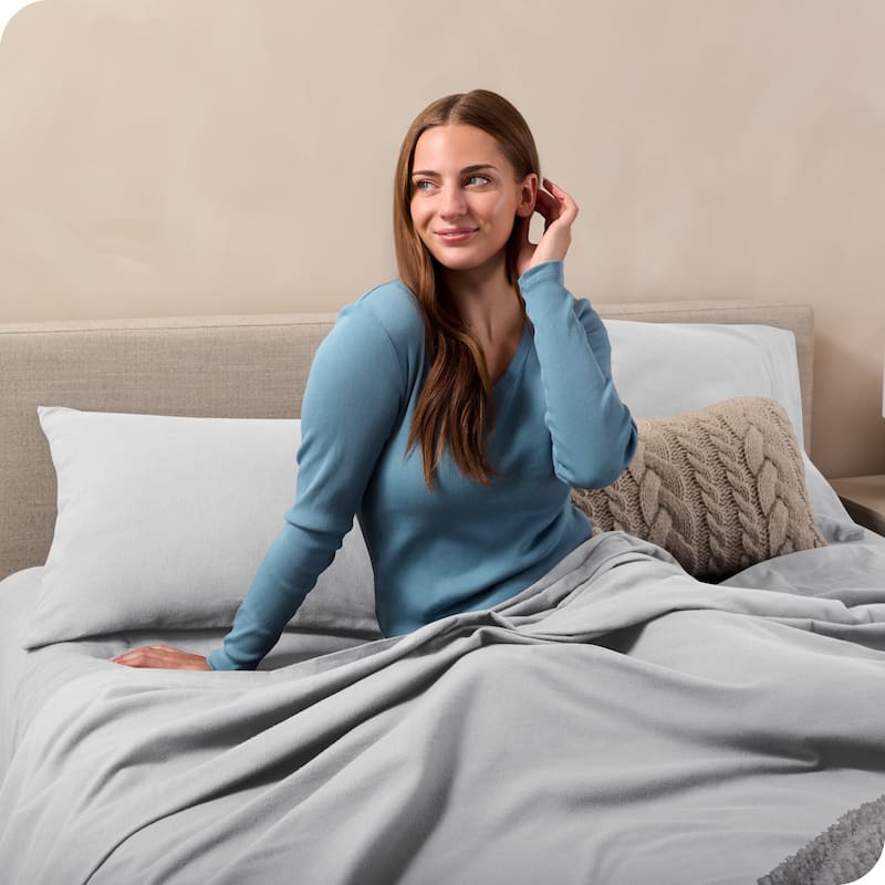 Bare Home Cotton Flannel Sheet Set - Velvety Soft Heavyweight