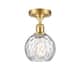 Option Satin Gold / Clear Water Glass
