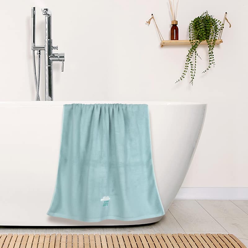 Absorbent 2 Pack Bath Towels Set, Quick Dry and Low Linting Towels for Bathroom, Gym, Pool 28" x 56"