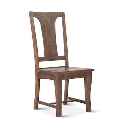 Toulon Dining Weathered Mango Dining Chair Set of 2