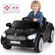 preview thumbnail 1 of 18, Gymax Licensed Mercedes-Benz SL R231 Kids Ride on Car 12V Electric Black