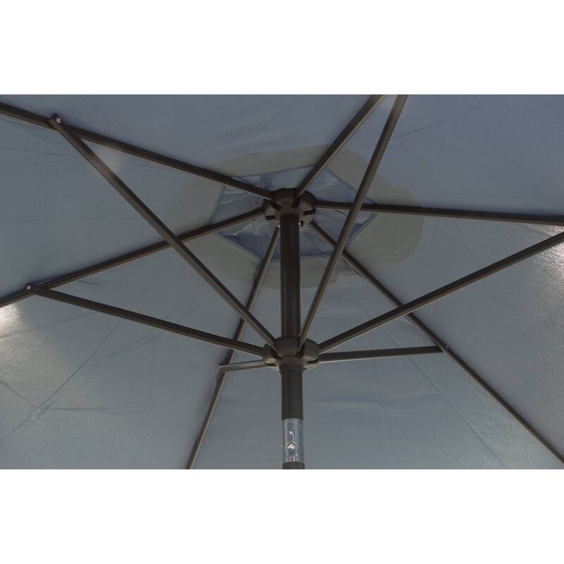 9 ft Powder Coated Aluminum Market Outdoor Patio Umbrella